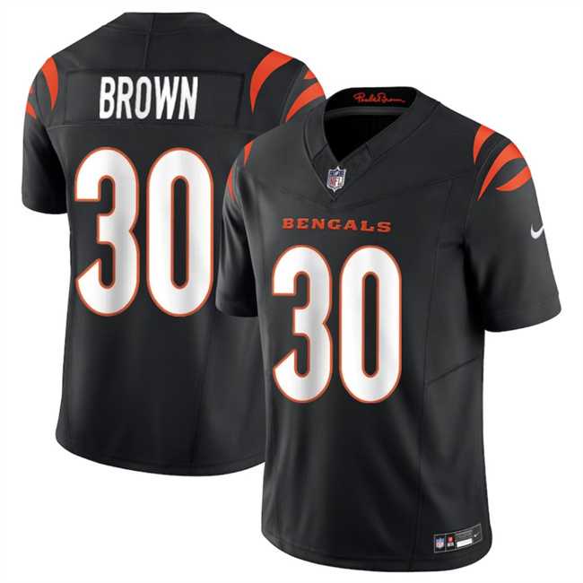Men & Women & Youth Cincinnati Bengals #30 Chase Brown Black 2024 F.U.S.E Vapor Untouchable Limited Stitched Jersey Dzhi->buffalo bills->NFL Jersey
